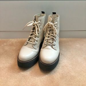 platform combat boots